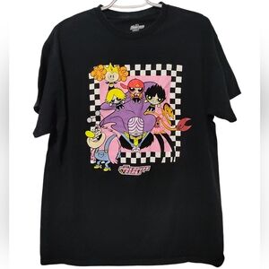 Cartoon Network Black Powerpuff Girls Graphic Tee Large